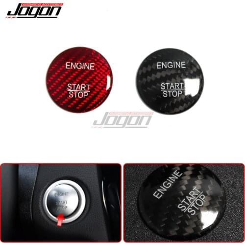 For Mercedes Benz SLK SLC Class R172 250 350 300 55 SL R231 500 550 63 65 Carbon Fiber Start Stop Engine Button Trim Sticker