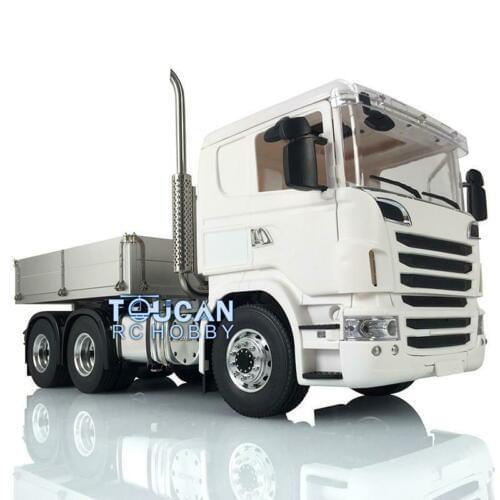 1/14 Hercul Sca Truck Tractor Car Hopper R730 Cabin LESU Metal 6*6 Chassis THZH0664-SMT2