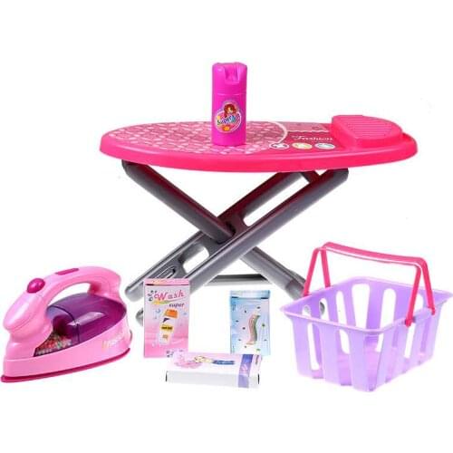 Do housework toys Children Pretend Play toys Gift baby girl boys Simulation Mini Household Electrical Appliance electrical iron