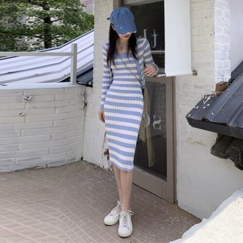 Модные трикотажные платья Missoov China At AliExpress