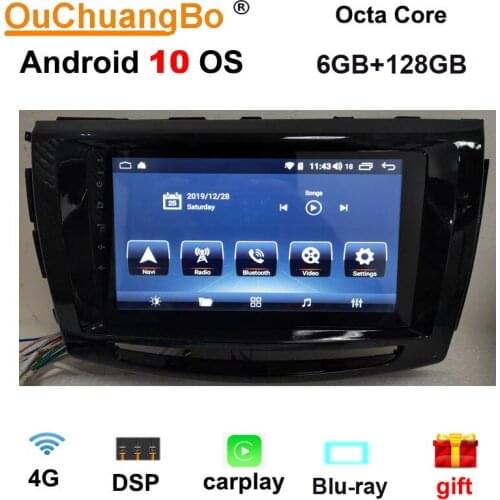 Ouchuangbo android 10.0 radio gps navigation for GWM great wall wingle 6 steed 6 2014-2017 autoradio multimedia 6+128