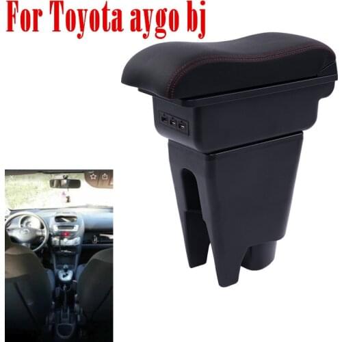 For Toyota aygo bj armrest box USB