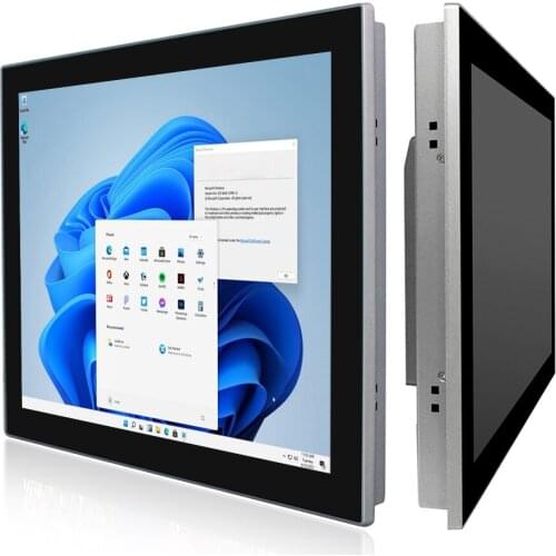 15" industrial panel pc tpm2.0 rugged fanless tablet computer Quad Core J1900 capacitive touch 6*COM for windows 11