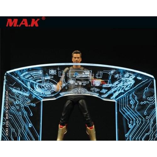 1/12 Test Desk SceneTB028 6'' Inches Pass Type SHF Workshop For Toni Scene Debugging TableScene Accessories