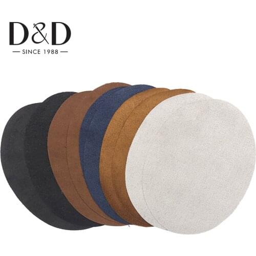 D&D Hot 10pcs Iron on Patch Repair Suede Artificial Leather Patches for Clothing Stickers DIY Garment Sewing Accessories