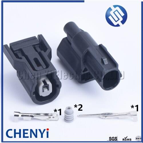 1 pin waterproof auto connector (1.0) male female 6189-0940 6188-0657 K20 K24 air pump generator motorbike auto connector