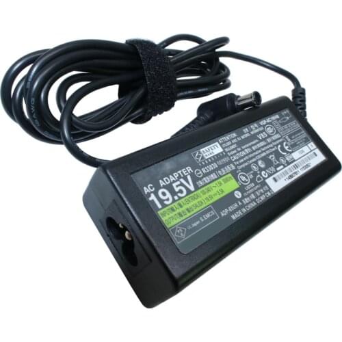 Replacement 19.5V 3.3A 65W Laptop AC Adapter Charger for Sony VaioPCGA-AC19V1 PCGA-AC71 VGP-AC19V43 VGP-AC19V44 VGP-AC19V48