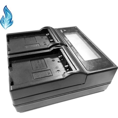 NP-T125 Battery Dual charger with LCD screen for Fujifilm GFX50S GFX50R Digital Cameras