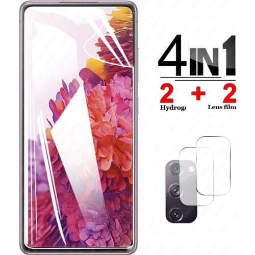 Protective Hydrogel Screen Protector Film for Samsung Galaxy S20 FE 5g S20 Fan Edition Samsung Galaxy S20 Lite Camera Lens Glass