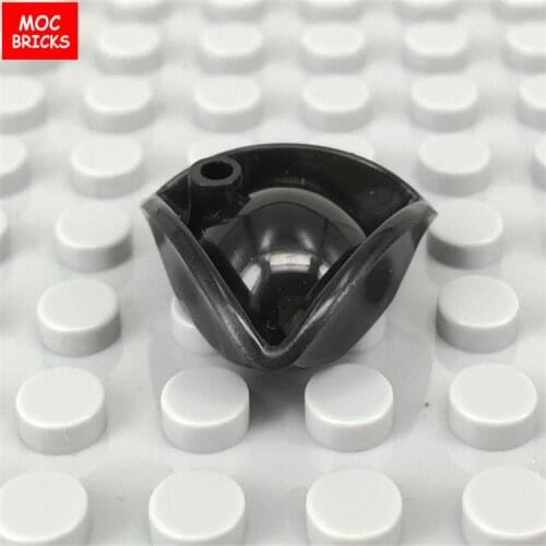 10pcs/lot Pirate figure BLACK TRICORNE HAT - Triangle Navy Soldier Head Gear Cap Building Blocks Toys mini dolls kids gift