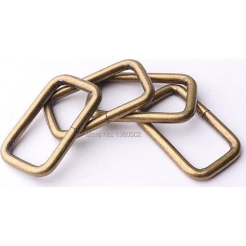 10pcs Bronze Color Rectangle Belt Bag Hangbag Garment buckle for DIY hardware Accessories
