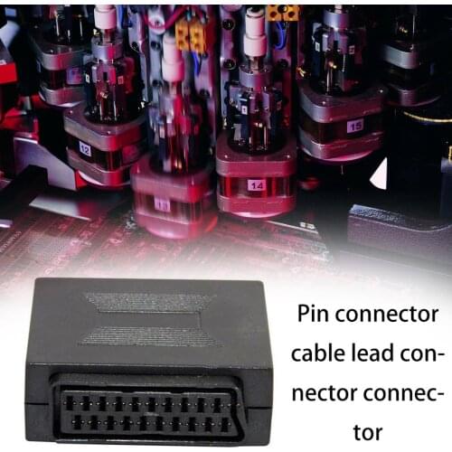 Exquisitely Designed Durable 21 Pin Scart Coupler Cable Lead Joiner Connector Adaptor Female to Female Socket Hot Sale
