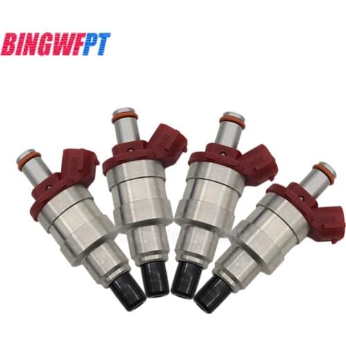4PCS Good Quality Red Fuel Injectors Injection Nozzle For NISSAN A46-00 A4600 A46 00
