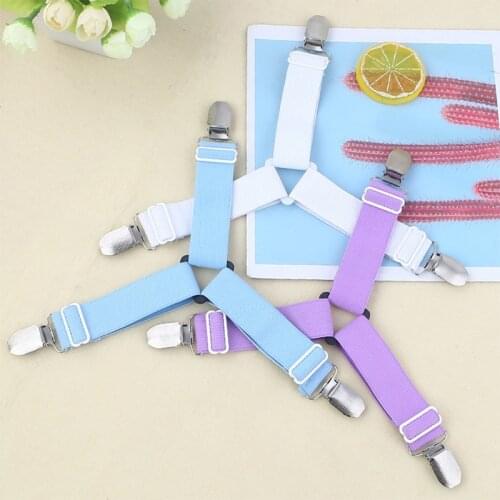 Luluhut 4pcs/lot sheet holders slip-resistant sheet clips mattress cover holder blanket clips adjustable retainer for sheet