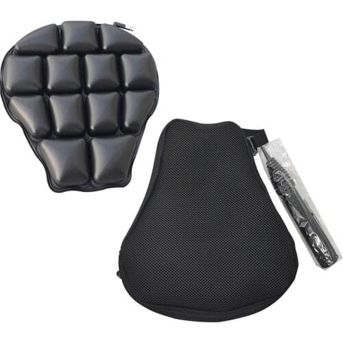 Large Air Pad Motorcycle Seat Cushion 14"x14.5" For AIRHAWK Cruiser R, Universal Motor Seat, Cushoin Only Or Cushion w/ Cover