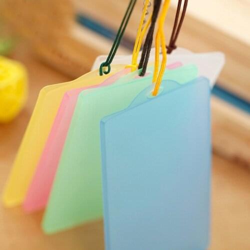 3pcs PVC Credit Card Holder ID Card Cover Wallet Men Women Student Bus Card Transparent Protective Box Case Bag Dropshipping