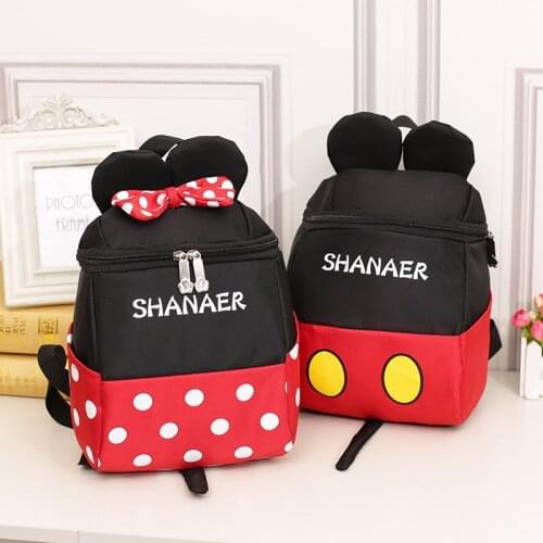 Disney Childrens Schoolbag Kindergarten Boys Girls Backpack Baby Small Schoolbag Infant Anti-lost Backpack Kids Girl