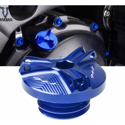 For Yamaha FZ6 2004 2005 2006 2007 2008-2012 Motorcycle Accessories Aluminum Motorbike Engine Oil Cup Plug Sump Cap Cover Engine
