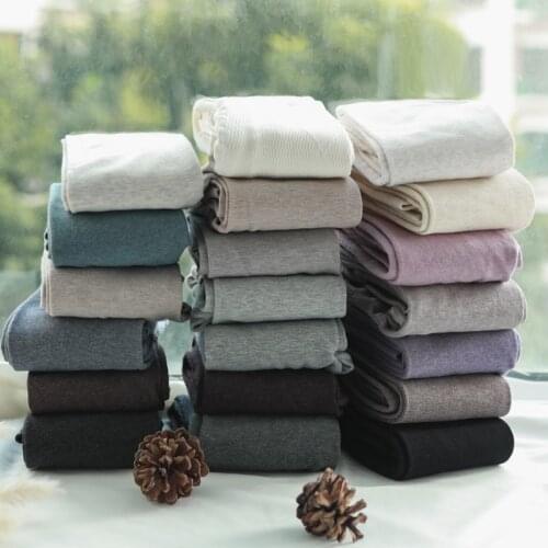 800D Autumn Winter Warm Fleece Pantyhose Tights High Elastic Waist Thick Tights Female Candy Color Striped Full Foot Pantyhose