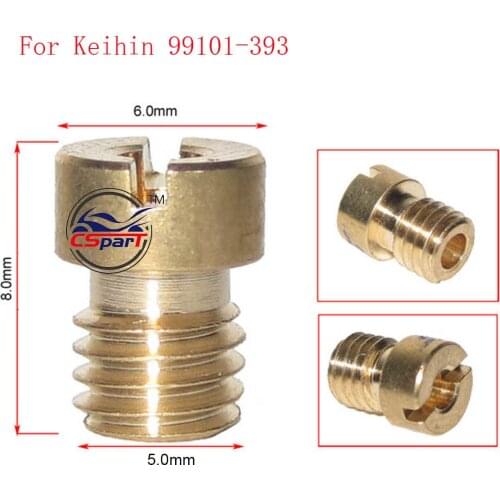 #142 #145 #148 #150 M5 Round Main JET For Keihin 99101-393 OKO KOSO CVK PWK Carburetor ATV Buggy Scooter Dirt Super Bike Chopper