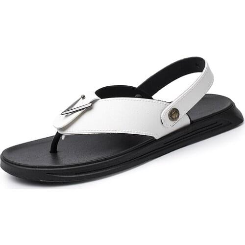 2021 New Fashion Sandals Men Clogs Slippers Flip Flops Soft Bottom Beach Jelly Clogs Male Comfy Water Garden Ankle-Wrap Sandals