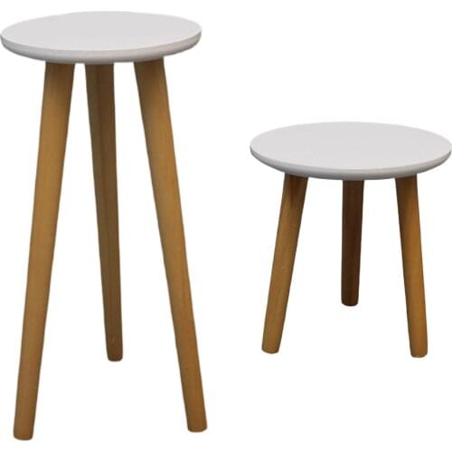 Free Standing Bonsai Holder Home Balcony Wood Succulent Potting Bench Plant Pot Base With High Foot Modern Shelf For Office