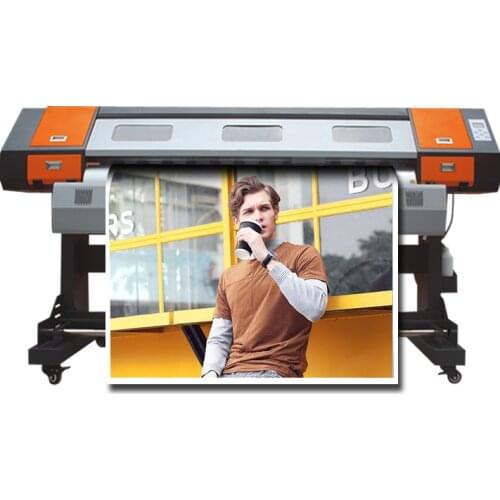 Solvent printing plotter grand format one dx5 head roll to roll digital printing machine high speed inkjet printer