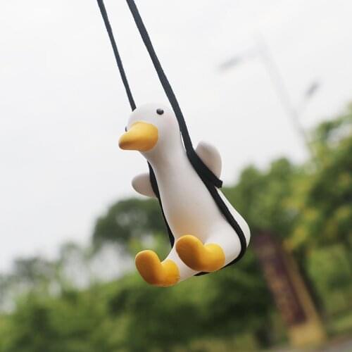 Net Red Swing Duck Aromatherapy Car Pendant Car Refueling Duck Car Pendant Swing Duck Car Pendant