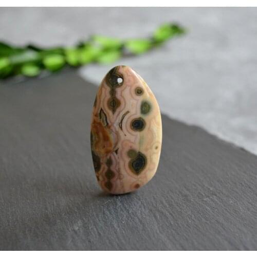 Nature ocean jaspers stone pendant 006