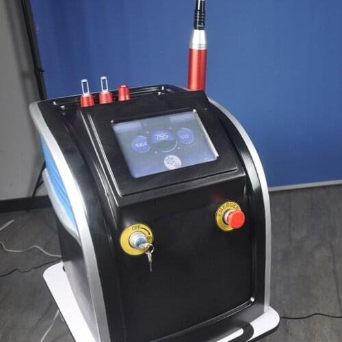 Portable Pico Laser 755nm Pigment Removal Korea Q Switched Nd Yag Laser Picosecond Laser Tattoo