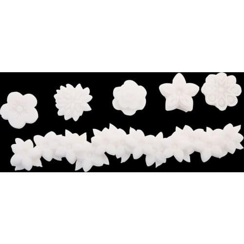 A Variety of Fondant Silicone Mold Flower Epoxy Decorative Abrasives DIY Baking Tool Cake Decorating Tools Making Accessories