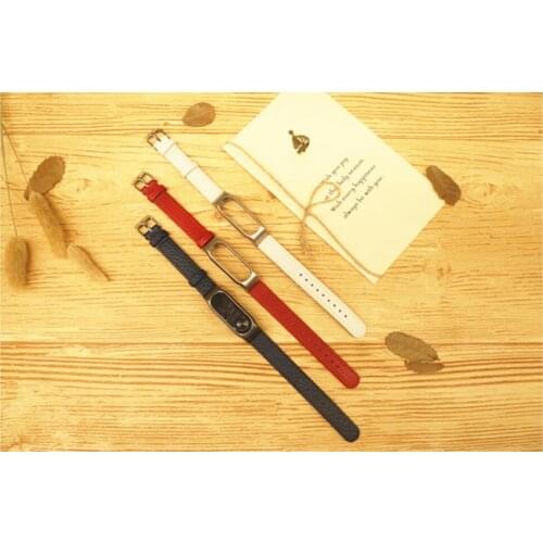 For Xiaomi miBand 5 Bracelet Sport Strap Watch Genuine Leather For xiaomi mi band 4 3 strap bracelet Miband5