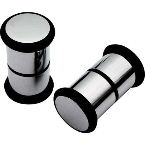 VAGSURE 2Pcs/lot 6.8*3.9cm Single Hole Round Sliding Glass Door Handle For 4- 6mm Enclosure Handles For Shower Cabin Accessories