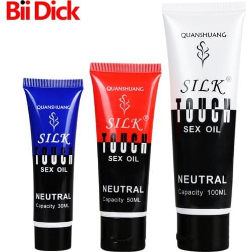 Silk Touch Anal Analgesic Sex Lubricant Water Base Anti-pain Gel Anal Lubrication Sex Oil Banana Lubricant Anal Lubrication
