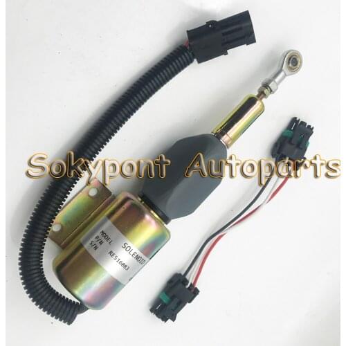Fuel Injection Pump Shut Off Solenoid Spare Part RE516083 For 200LC 120 230LC 270LC 160LC 230LCR