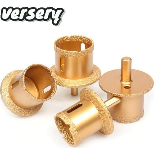 Free Shipping Vacuum Brazed Hole Drill Diamond Hole Saw Drill Core Bits For Marble Tiles Porcelain Tile Washbasin Hole Opener