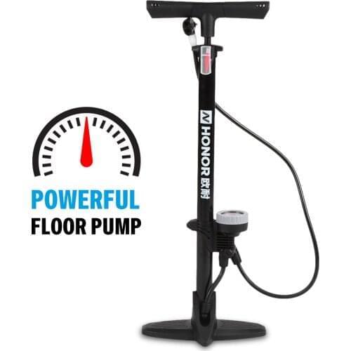 Bicycle Pump Manual Air PumpTire Inflator Mountain Bike Road Bike Pump Portable Mini Air Pump Blue Ball Toy Tire Valve Pump