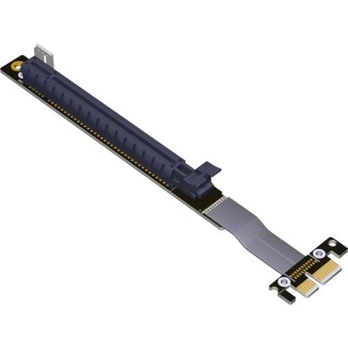 Graphics Card Vertical Extension Cable PCIe 3.0 X1 To X16 Compatible with A Card N Card Full Speed PCI-E GEN3 8G/bps Converter
