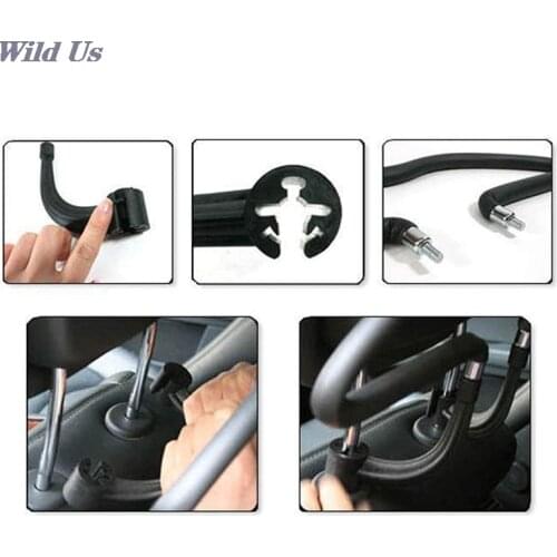 Hanger Jackets Suits Holder Rack Auto Supplies Stainless Steel Scalable Car Hangers Back Seat Headrest Coat Clothes