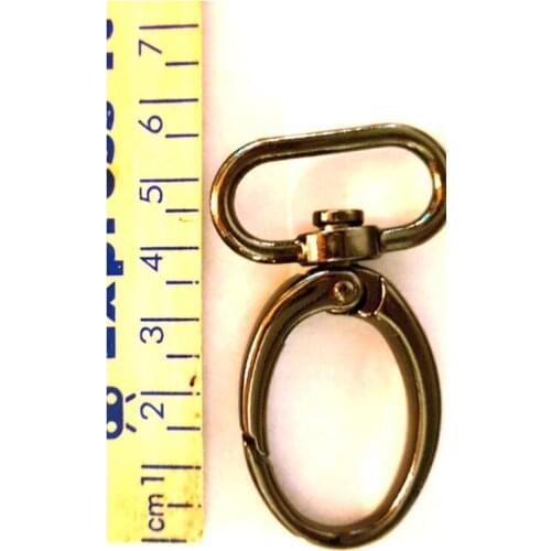 Egg Shaped Push Gate Swivel Snap Hook Nickel Anti bronze Gold Light gold Gunmetal