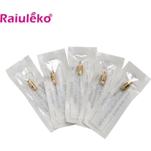 5 Pcs Micro Copper Material Needles For Skin Tag Laser Removal Pen Accessories Mole Freckle Spot Needles Removal Plasma Pen
