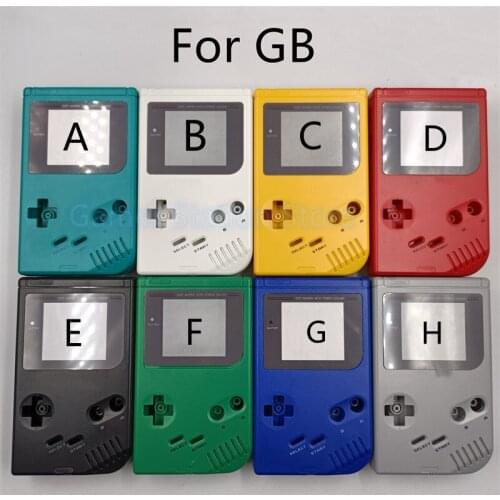 8sets For GameBoy Classic Game Replacement Plastic Shell Cover for Nintend GB Console DIY Full Housing for GB Case accessories