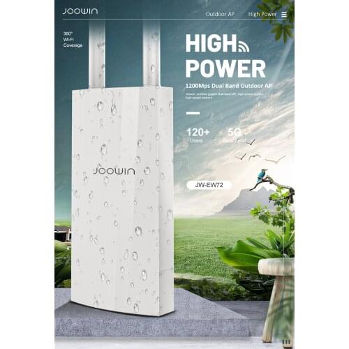 AC1200 Poe Access Outdoor Wireless wifi Repeater AP/WIFI Router High Power 1200Mbps Dual Dand 2.4G+5Ghz Long Range Extender PoE