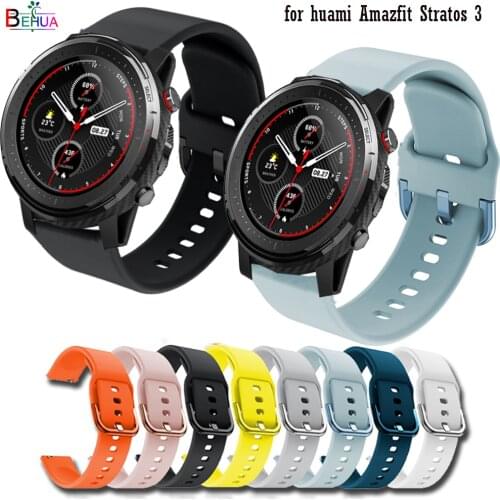 Bracelet Accessories Watch Band 22MM For huami Amazfit Stratos 3 smartwatch Replacement Watch strap For Garmin Vivoactive 4
