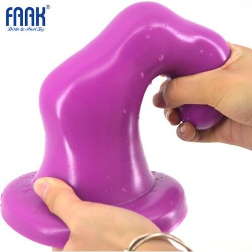 FAAK 21*7cm Big Anal Plug Butt Suction Cup Anal Sex Toys for Couples Prostata Massage Gay Sex Toys Adult Novelty Sex Toys