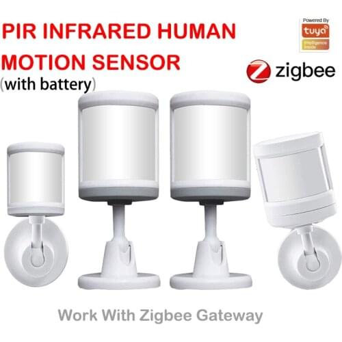4 pcs Tuya ZigBee motion sensor PIR infrared human motion detector home security alarm support zigbee gateway smart life APP
