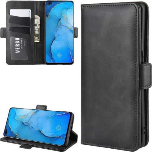 Case For OPPO Reno 3 Pro Leather Wallet Flip Cover Vintage Magnet Phone Case For OPPO Reno 3 Pro Coque