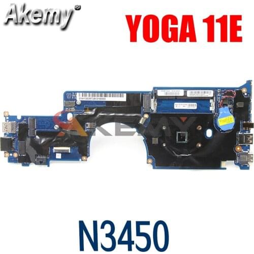 Laptop motherboard For LENOVO Thinkpad YOGA 11E Core N3450 Mainboard SR2Z6 Celeron 01HY363 Tested 100