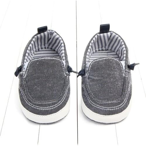 Fashion Baby Boys Canvas Shoes High Quality Toddler Newborn First Walkers For 0-18 Month Crib Shoes Sneaker Prewalker