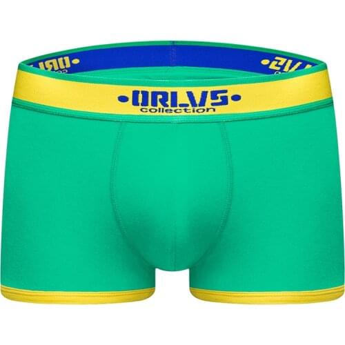 ORLVS Male Mens Underwear Boxers Homme Boxer Men Cotton Boxershorts Men Boxer Shorts Cueca Calvin Underpants Man